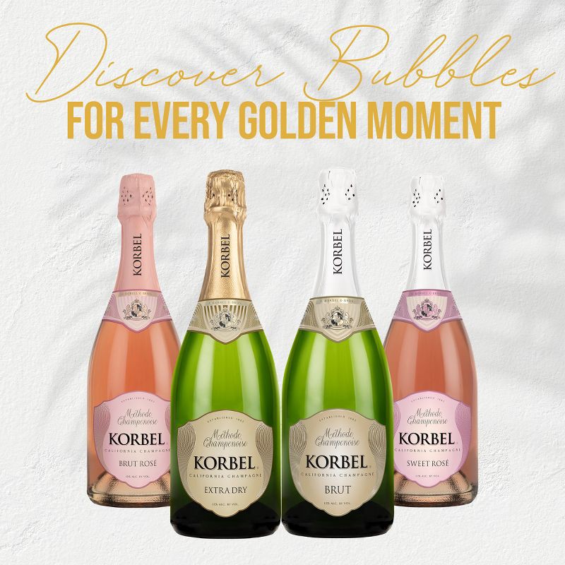 slide 7 of 10, Korbel Brut Champagne - 750ml Bottle, 750 ml