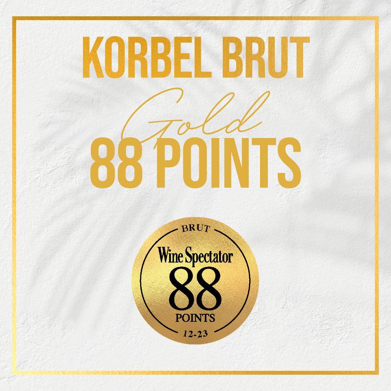 slide 9 of 10, Korbel Brut Champagne - 750ml Bottle, 750 ml