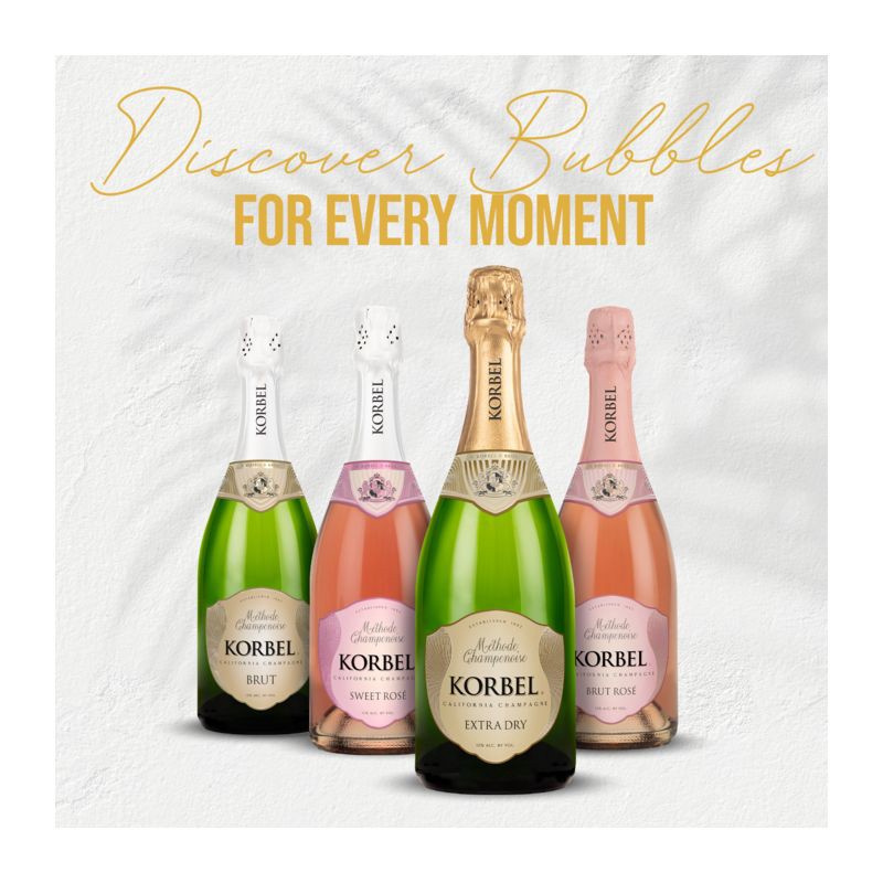slide 7 of 11, Korbel Extra Dry Sparkling Wine - 750ml Bottle, 750 ml