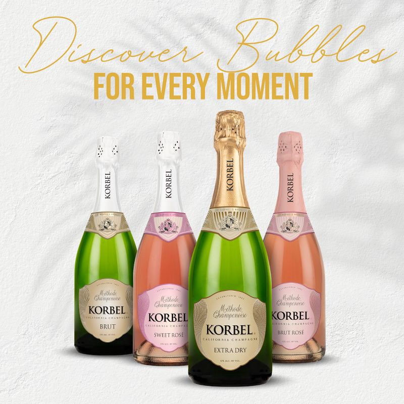 slide 7 of 10, Korbel Extra Dry Sparkling Wine - 750ml Bottle, 750 ml