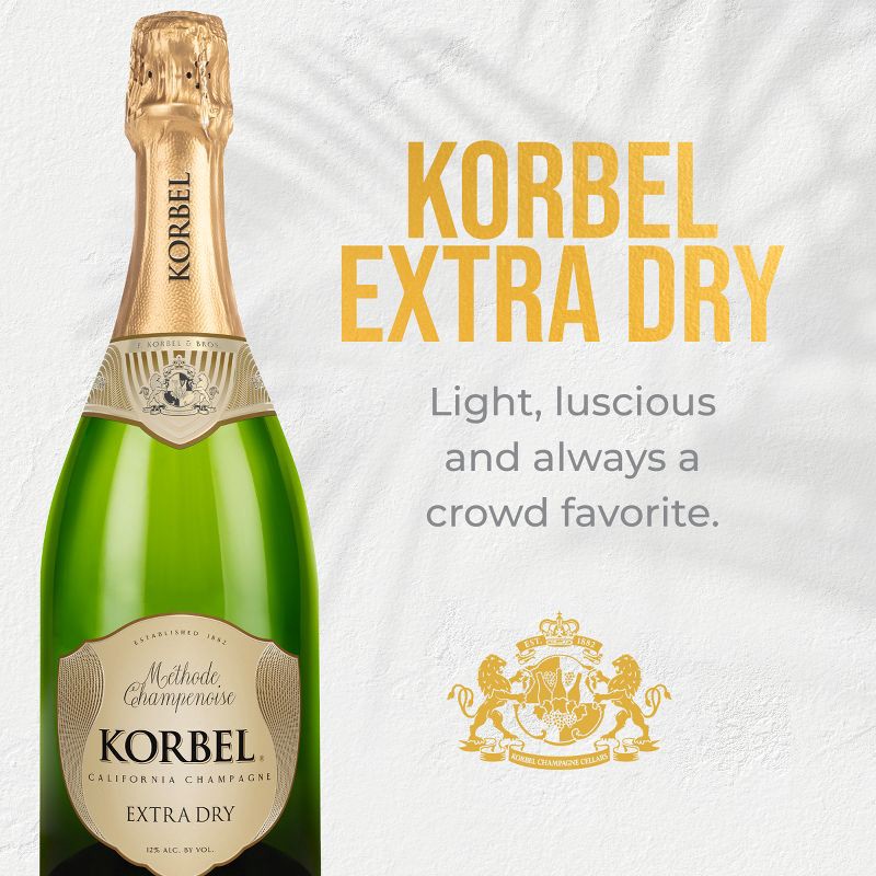 slide 8 of 10, Korbel Extra Dry Sparkling Wine - 750ml Bottle, 750 ml