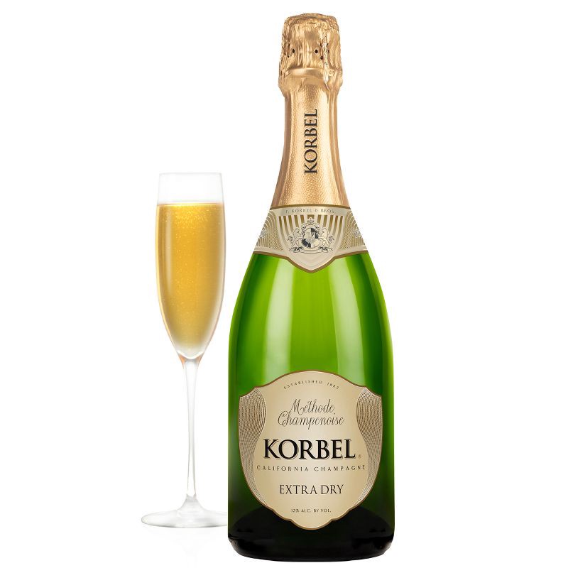 slide 10 of 10, Korbel Extra Dry Sparkling Wine - 750ml Bottle, 750 ml