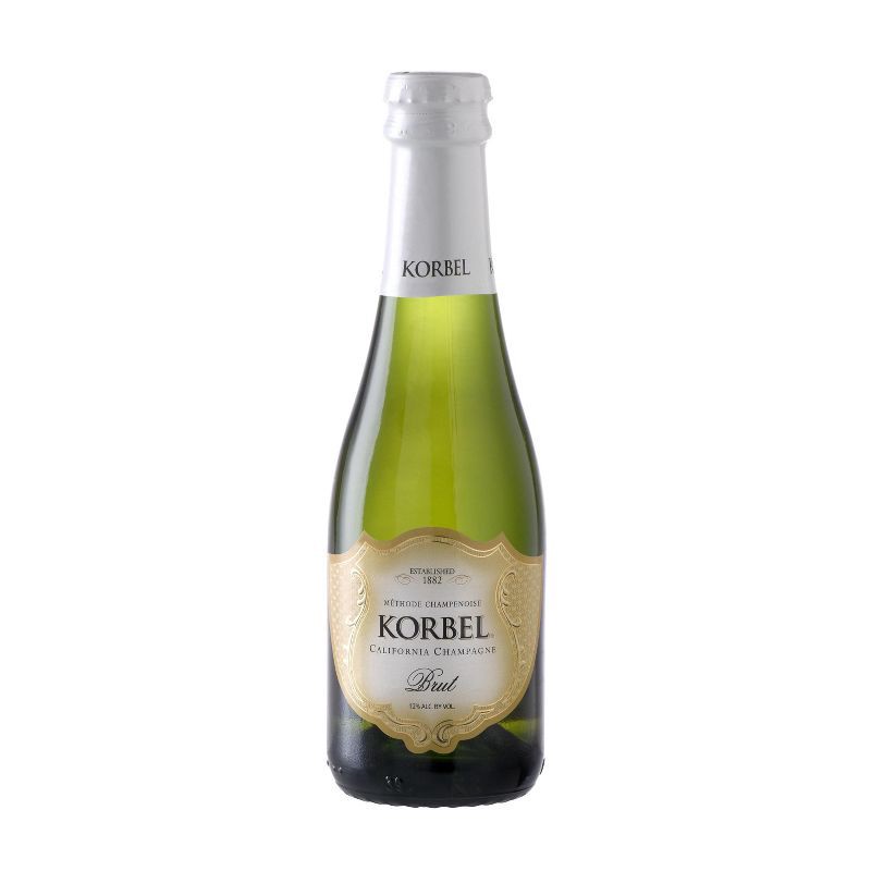 slide 1 of 9, Korbel Brut California Champagne - 4pk/187ml Bottles, 4 ct; 187 ml