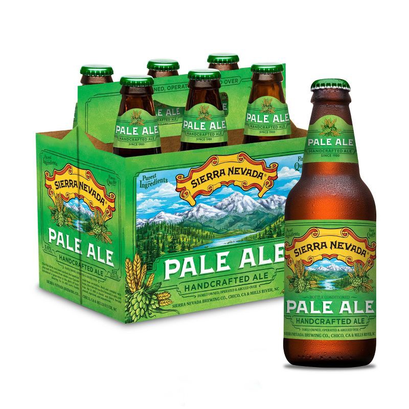 slide 1 of 11, Sierra Nevada Pale Ale Beer - 6pk/12 fl oz Bottles, 6 ct; 12 fl oz