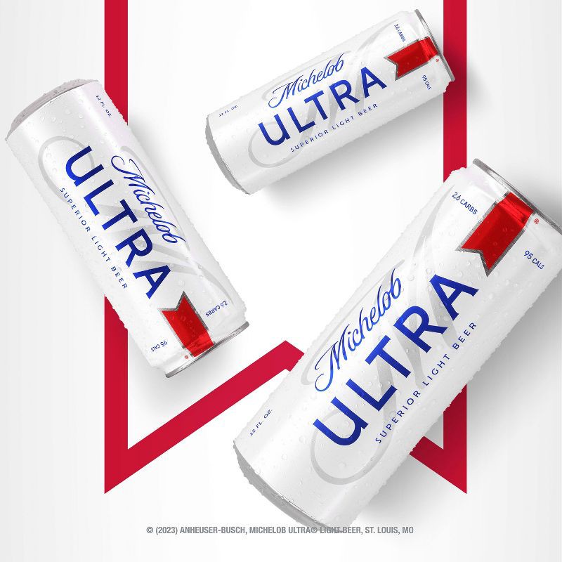 slide 3 of 11, Michelob Ultra Superior Light Beer - 12pk/12 fl oz Cans, 12 ct; 12 fl oz