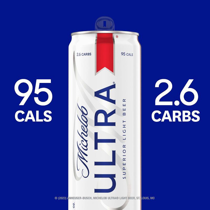 slide 4 of 11, Michelob Ultra Superior Light Beer - 12pk/12 fl oz Cans, 12 ct; 12 fl oz