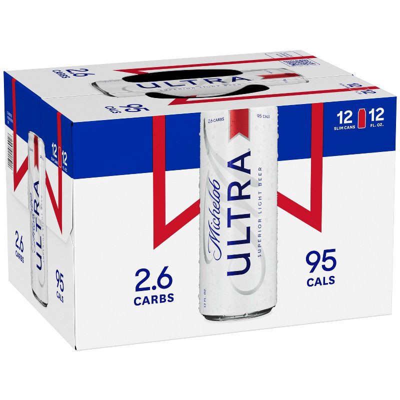 slide 11 of 11, Michelob Ultra Superior Light Beer - 12pk/12 fl oz Cans, 12 ct; 12 fl oz