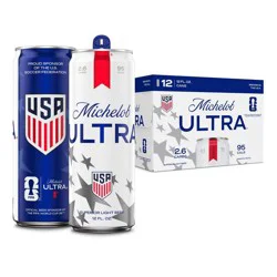 Michelob ULTRA Superior Light American Lager Beer - 12pk/12 fl oz Cans