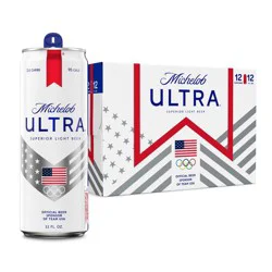 Michelob ULTRA Superior Light American Lager Beer - 12pk/12 fl oz Cans