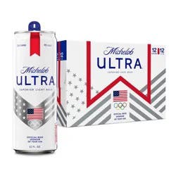Michelob ULTRA Superior Light American Lager Beer - 12pk/12 fl oz Cans