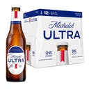 Michelob ULTRA Superior Light American Lager Beer - 12pk/12 fl oz Bottles