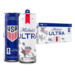 Michelob ULTRA Superior Light American Lager Beer - 18pk/12 fl oz Cans