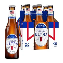 Michelob ULTRA Superior Light American Lager Beer - 6pk/12 fl oz Bottles