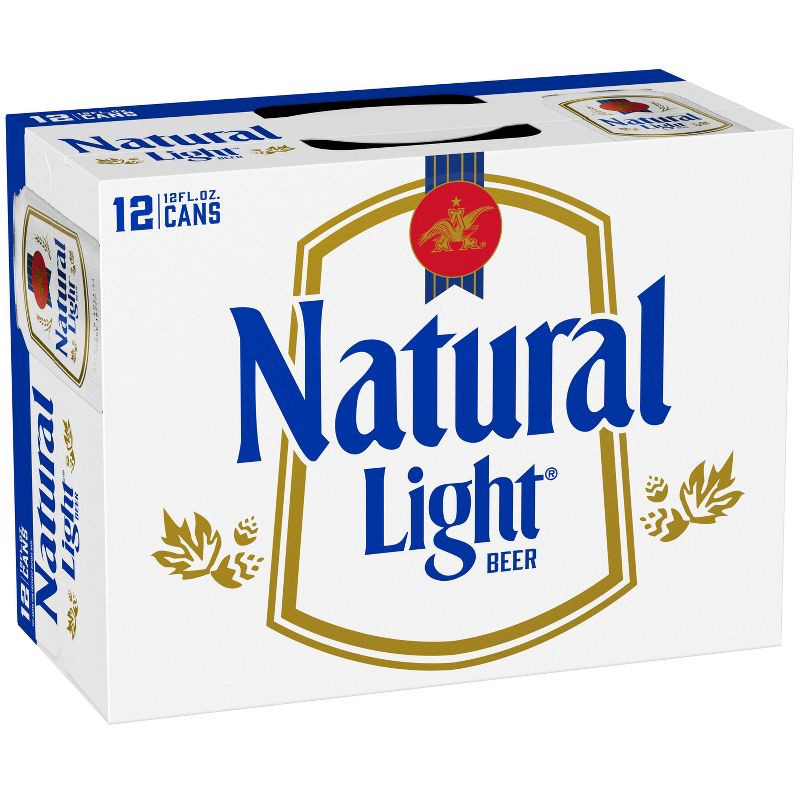 slide 2 of 10, Natural Light Beer - 12pk/12 fl oz Cans, 12 ct; 12 fl oz