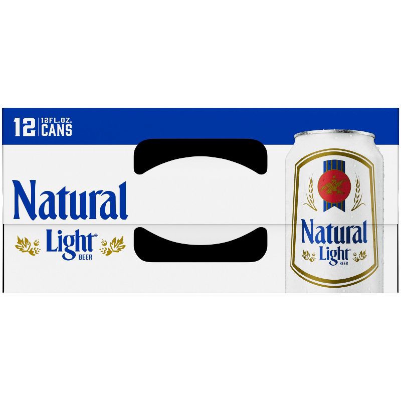 slide 6 of 10, Natural Light Beer - 12pk/12 fl oz Cans, 12 ct; 12 fl oz