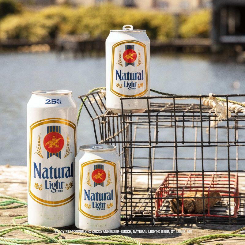 slide 7 of 10, Natural Ice Natural Light Beer - 18pk/12 fl oz Cans, 18 ct; 12 fl oz