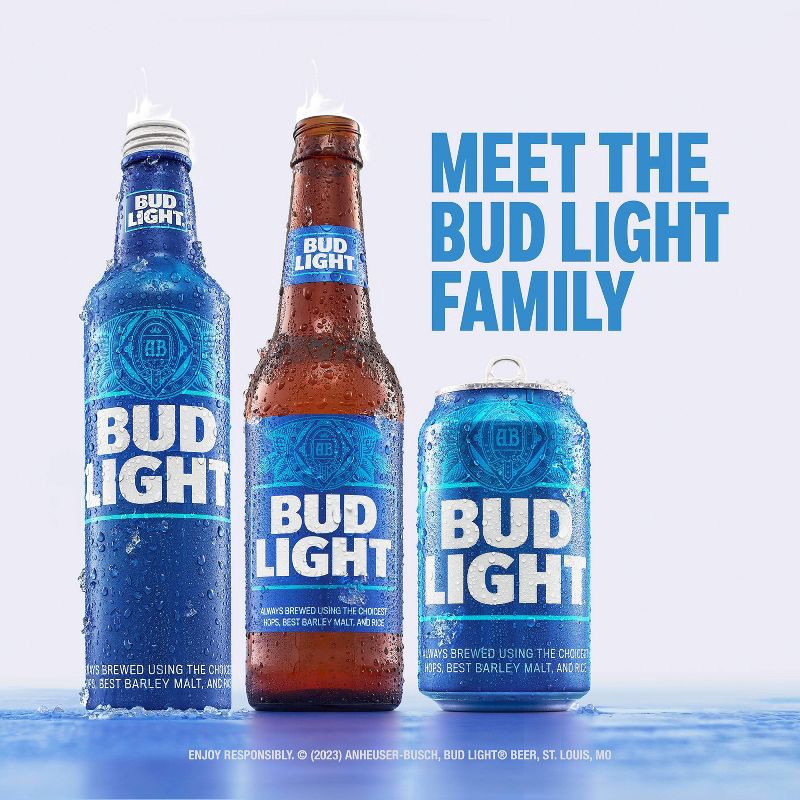 slide 9 of 11, Bud Light Beer - 12pk/12 fl oz Cans, 12 ct; 12 fl oz