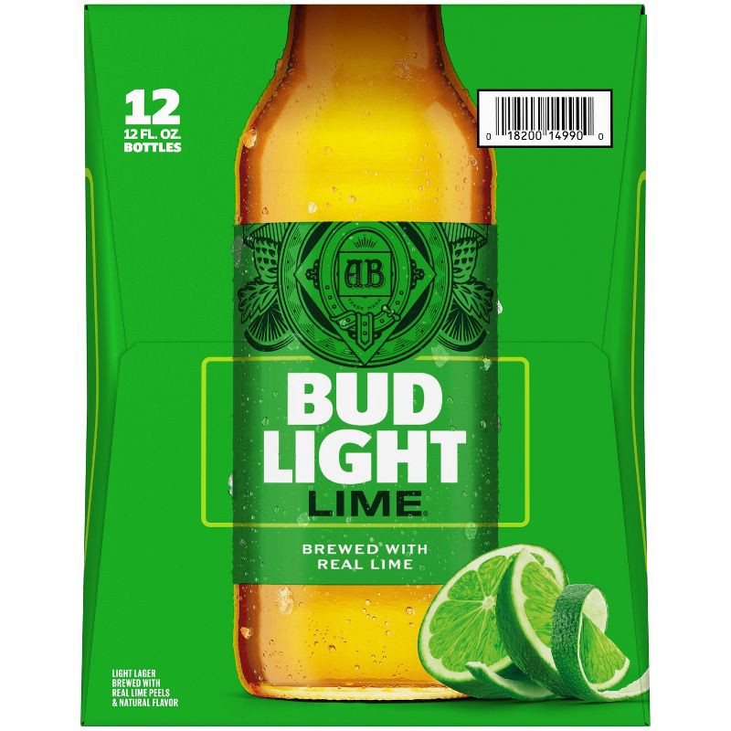 slide 12 of 12, Bud Light Lime American Lager Beer - 12pk/12 fl oz Bottles, 12 ct; 12 fl oz