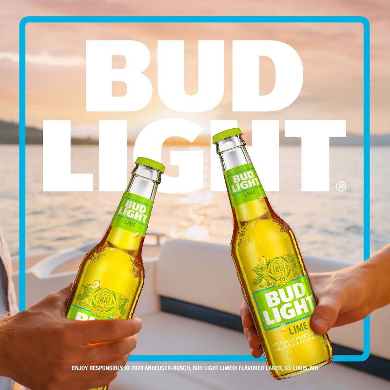 slide 9 of 12, Bud Light Lime American Lager Beer - 12pk/12 fl oz Bottles, 12 ct; 12 fl oz