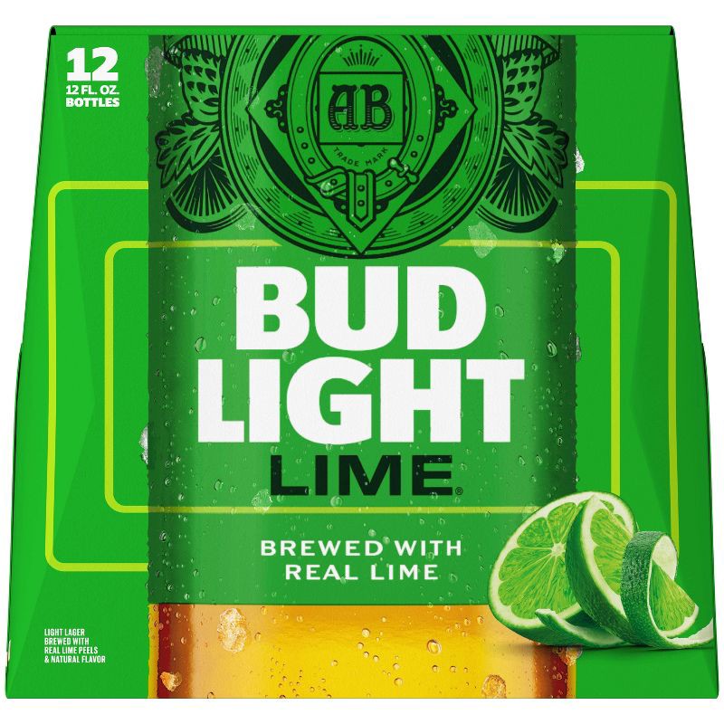slide 11 of 12, Bud Light Lime American Lager Beer - 12pk/12 fl oz Bottles, 12 ct; 12 fl oz