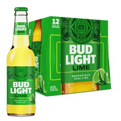 Bud Light Lime American Lager Beer - 12pk/12 fl oz Bottles
