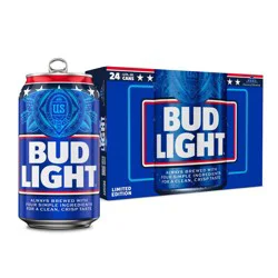 Bud Light American Lager Beer - 24pk/12 fl oz Cans