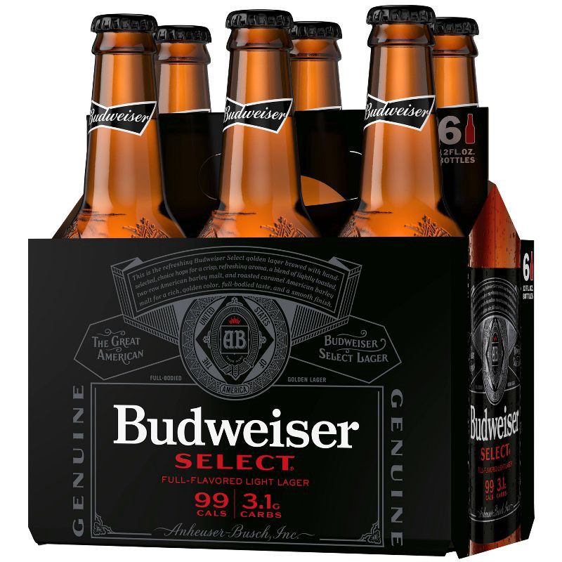 slide 2 of 10, Budweiser Select Beer - 6pk/12 fl oz Bottles, 6 ct; 12 fl oz