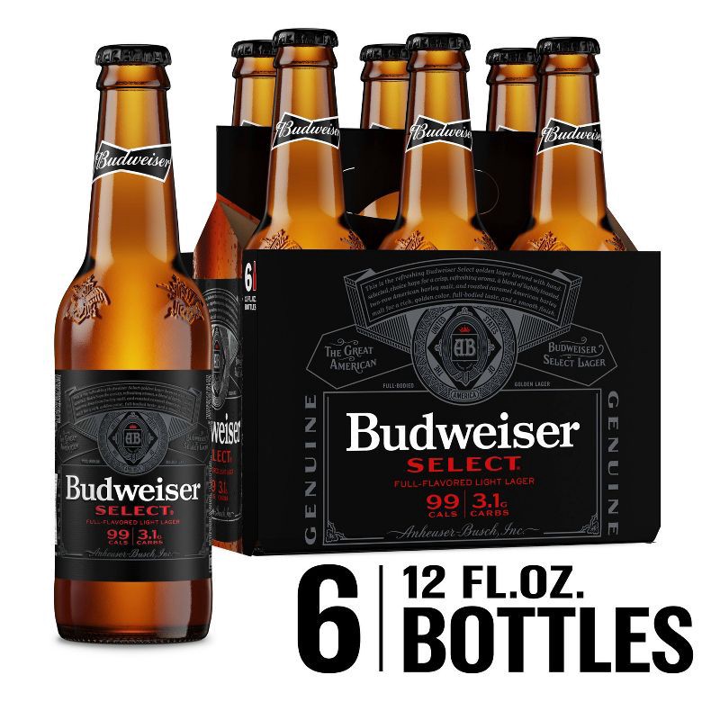 slide 2 of 10, Budweiser Select Beer - 6pk/12 fl oz Bottles, 6 ct; 12 fl oz