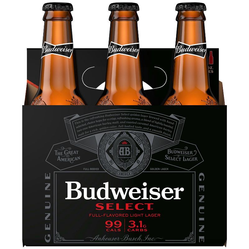 slide 7 of 10, Budweiser Select Beer - 6pk/12 fl oz Bottles, 6 ct; 12 fl oz