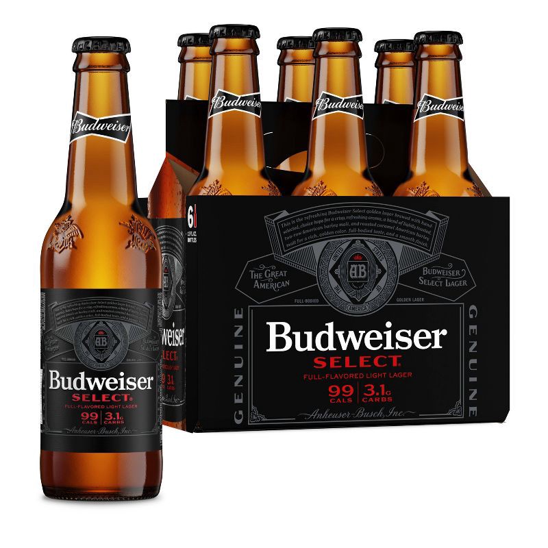 slide 1 of 10, Budweiser Select Beer - 6pk/12 fl oz Bottles, 6 ct; 12 fl oz