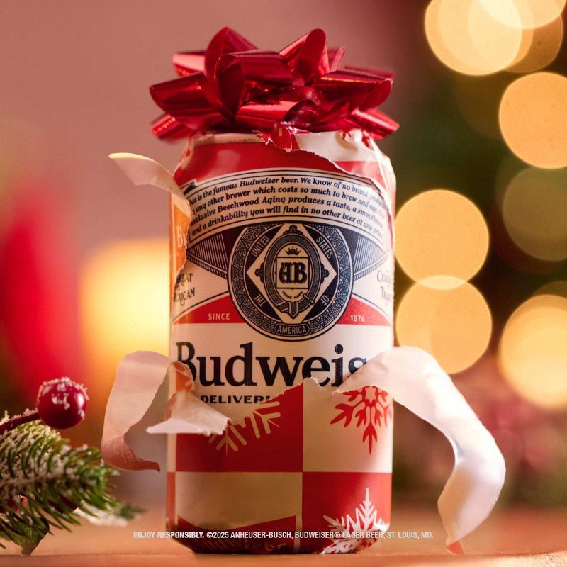 slide 6 of 7, Budweiser American Lager Beer - 18pk/12 fl oz Cans, 18 ct; 12 fl oz