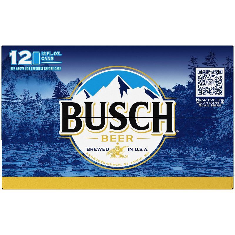 slide 6 of 9, Busch Beer - 12pk/12 fl oz Cans, 12 ct; 12 fl oz