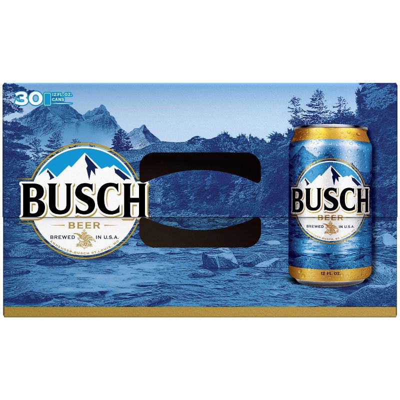 slide 6 of 9, Busch Beer - 30pk/12 fl oz Cans, 30 ct; 12 fl oz