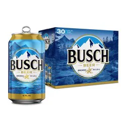 Busch Lager Beer - 30pk/12 fl oz Cans