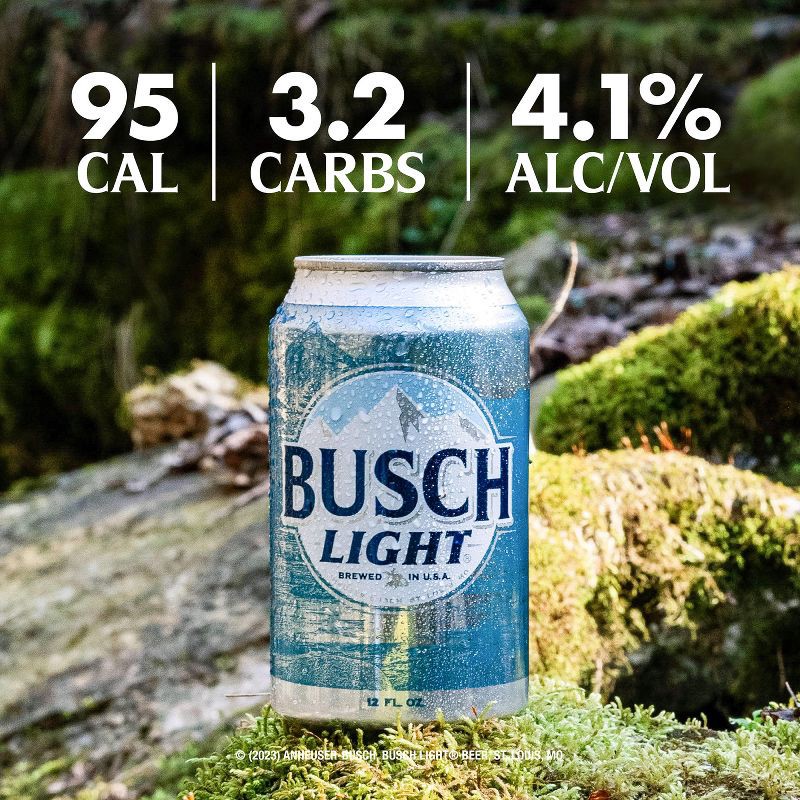 slide 5 of 8, Busch Light - 30pk/12 fl oz Cans, 30 ct; 12 fl oz