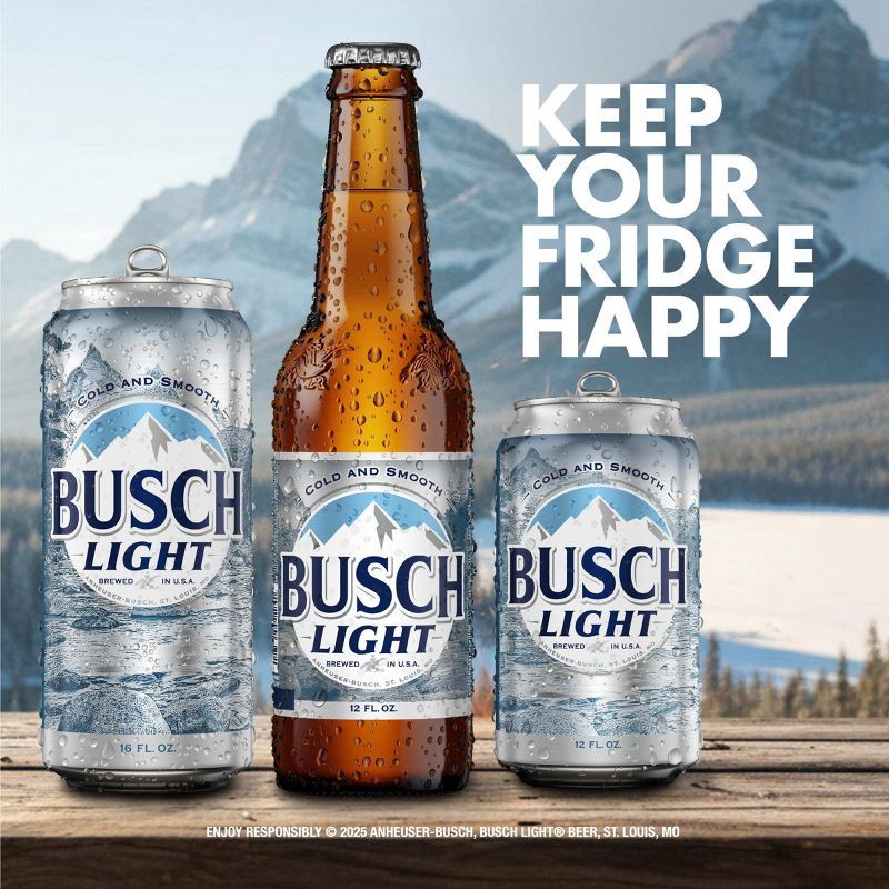 slide 8 of 8, Busch Light American Lager Beer - 30pk/12 fl oz Cans, 30 ct; 12 fl oz