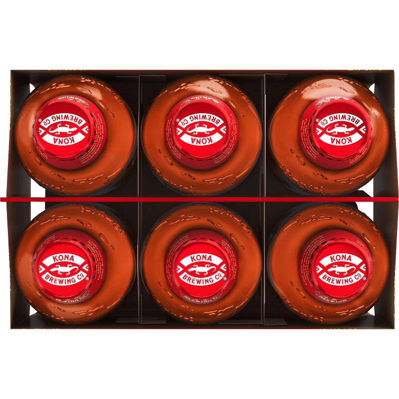 slide 5 of 9, Kona Brewing Co. Kona Longboard Island Lager Beer - 6pk/12 fl oz Bottles, 6 ct; 12 fl oz