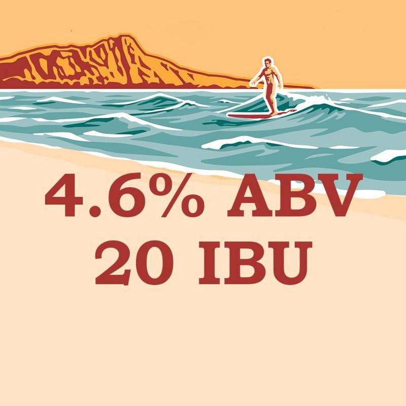 slide 8 of 9, Kona Brewing Co. Kona Longboard Island Lager Beer - 6pk/12 fl oz Bottles, 6 ct; 12 fl oz