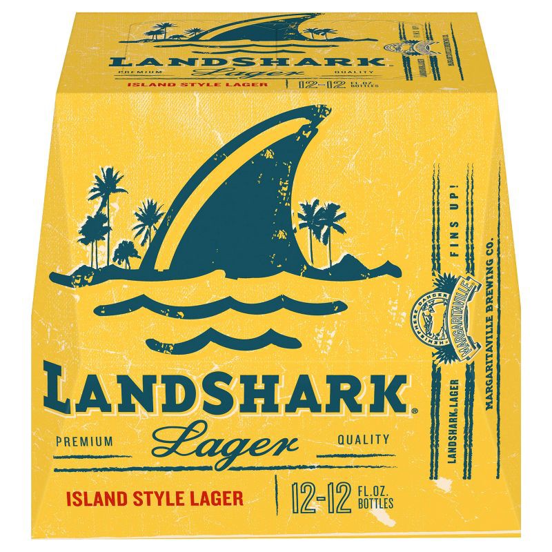 slide 2 of 10, LandShark Lager Landshark Island Style Lager Beer - 12pk/12 fl oz Bottles, 12 ct; 12 fl oz