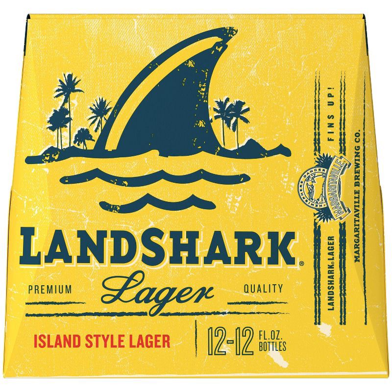 slide 3 of 10, LandShark Lager Landshark Island Style Lager Beer - 12pk/12 fl oz Bottles, 12 ct; 12 fl oz