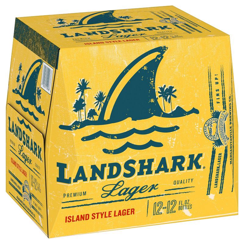 slide 1 of 10, LandShark Lager Landshark Island Style Lager Beer - 12pk/12 fl oz Bottles, 12 ct; 12 fl oz