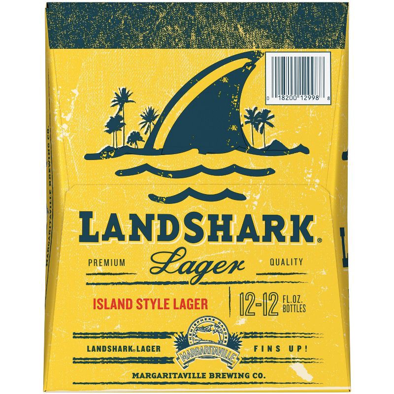 slide 4 of 10, LandShark Lager Landshark Island Style Lager Beer - 12pk/12 fl oz Bottles, 12 ct; 12 fl oz