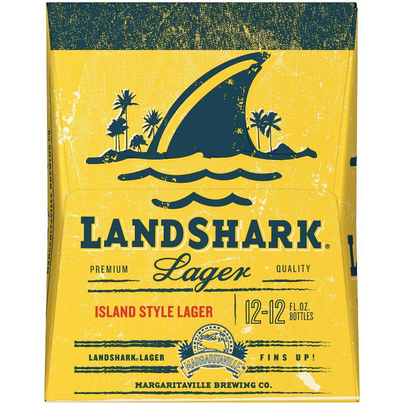 slide 5 of 10, LandShark Lager Landshark Island Style Lager Beer - 12pk/12 fl oz Bottles, 12 ct; 12 fl oz