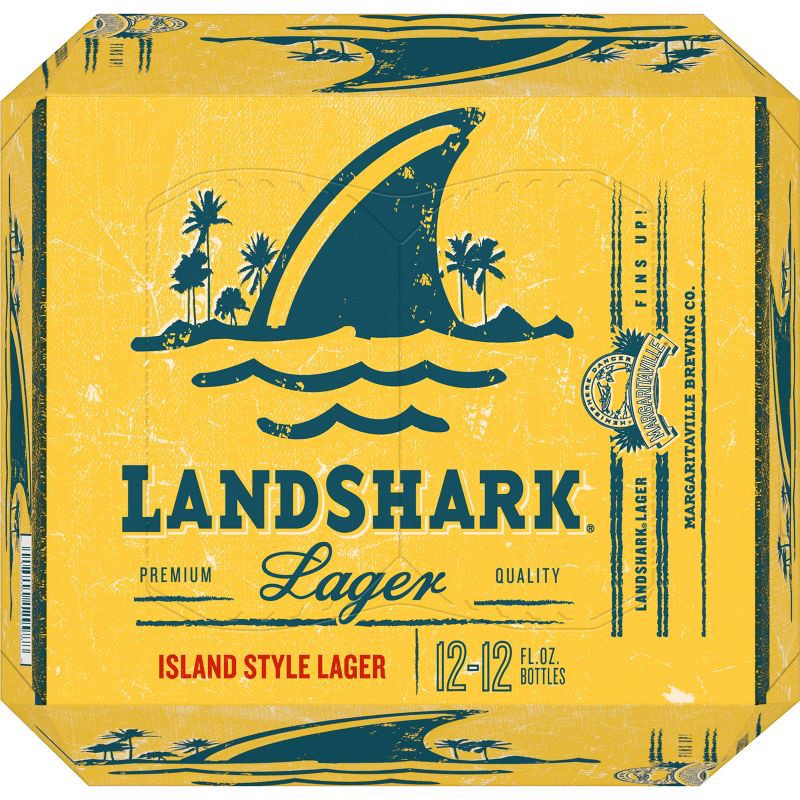 slide 5 of 10, LandShark Lager Landshark Island Style Lager Beer - 12pk/12 fl oz Bottles, 12 ct; 12 fl oz