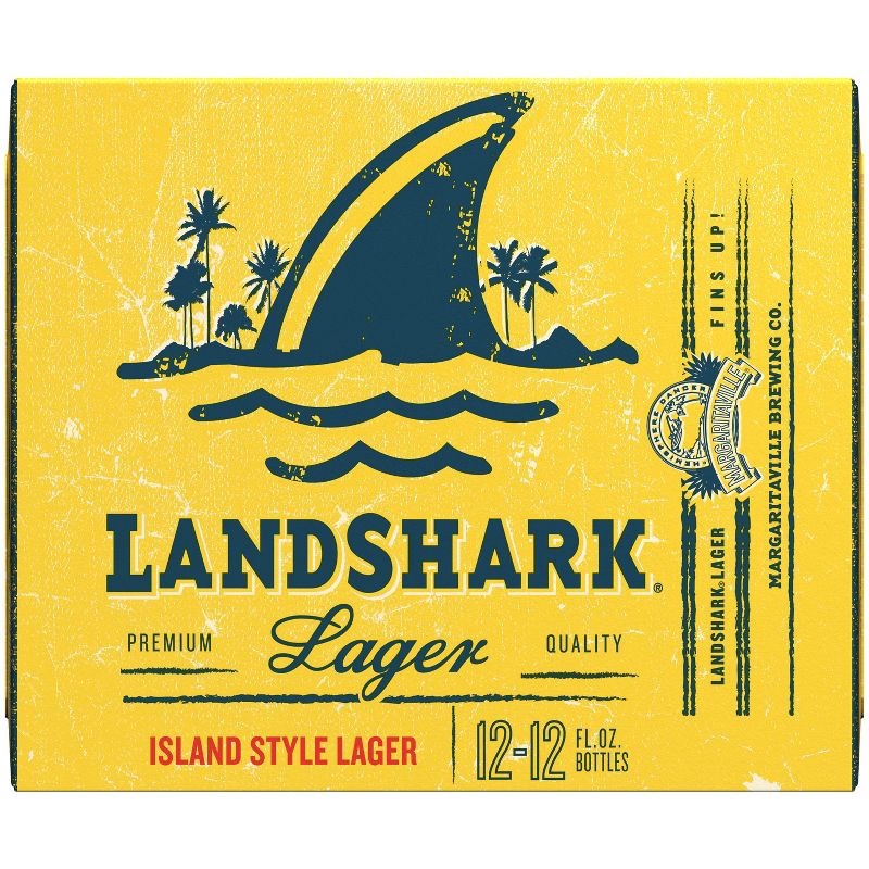 slide 6 of 10, LandShark Lager Landshark Island Style Lager Beer - 12pk/12 fl oz Bottles, 12 ct; 12 fl oz