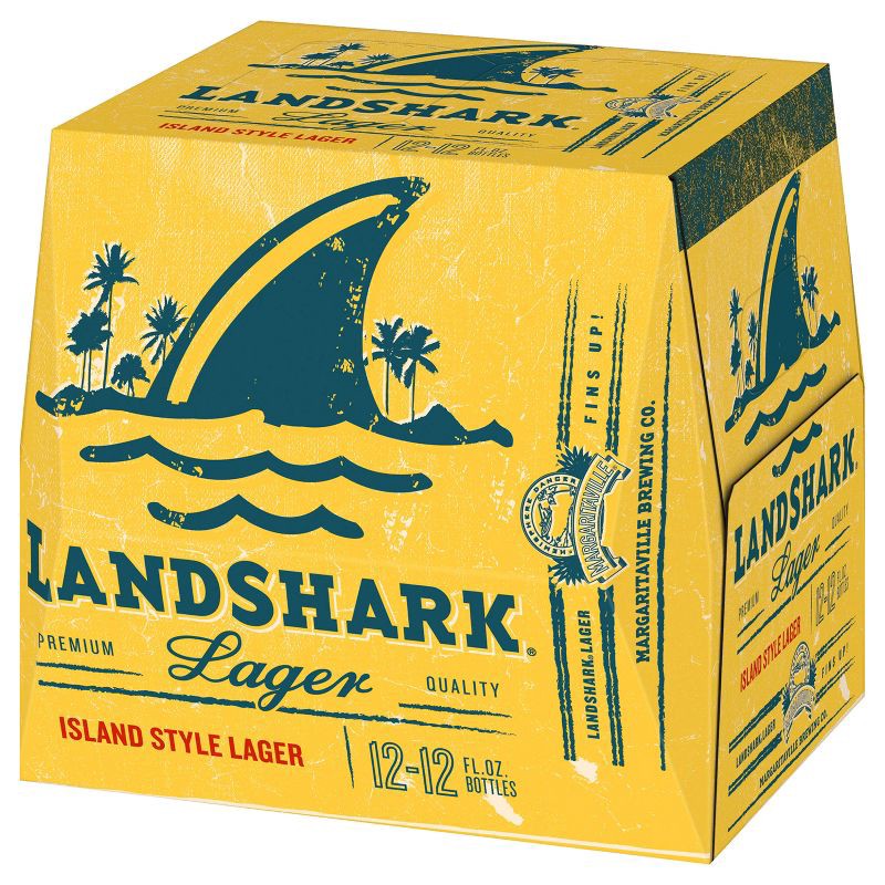 slide 8 of 10, LandShark Lager Landshark Island Style Lager Beer - 12pk/12 fl oz Bottles, 12 ct; 12 fl oz