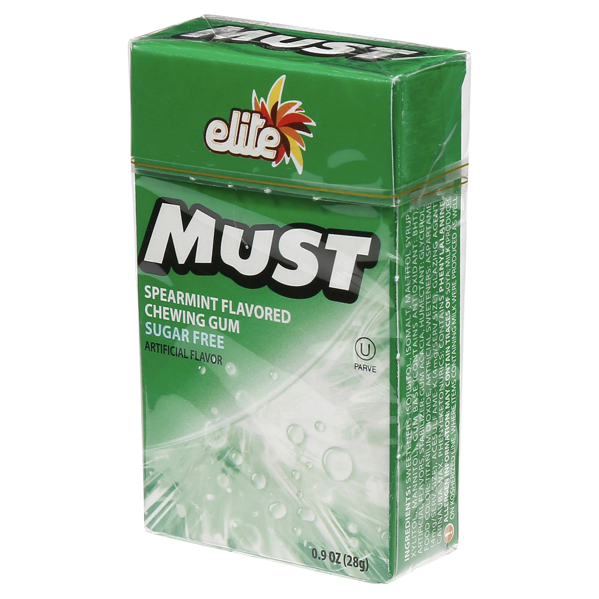 slide 2 of 6, Elite Must Spearmint Sugar Free Chewing Gum, 20 ct