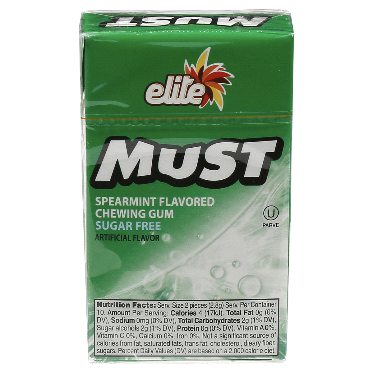 slide 3 of 6, Elite Must Spearmint Sugar Free Chewing Gum, 20 ct