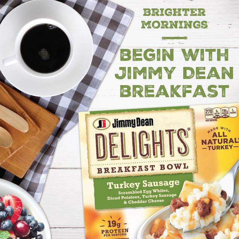 slide 2 of 5, Jimmy Dean Delights Frozen Turkey Sausage Breakfast Bowl - 7oz, 7 oz