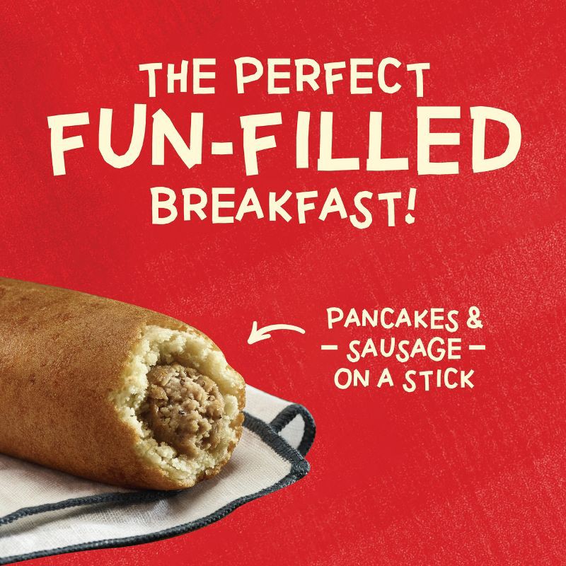 slide 3 of 5, Jimmy Dean Original Frozen Pancakes & Sausage On A Stick - 12ct, 12 ct